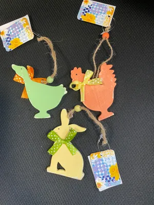 Produktbild von Geschenkanhänger Ostern 3 Stck.