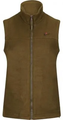 Productafbeelding van Il Lago Sie Fleecevest Juana, damesmodel, kleur: olijfgroen, maat: M