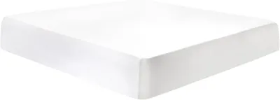 Productafbeelding van Satijnen laken 140x200cm hoeslaken tot 35cm tophoogte met elastische band wit 140x200x35cm
