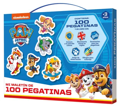 Productafbeelding van Koffer met 100 stickers van Paw Patrol