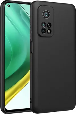 Produktbild von Silikonové pouzdro pro Xiaomi Mi 10T / Mi 10T Pro Protective Cover Matt Black Backcover Pouzdro na mobilní telefon