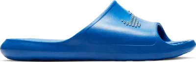 Produktbild von Nike VICTORI ONE Hausschuhe Blau Größe 15 mit weichem Synthetikriemen und weicher Sohle