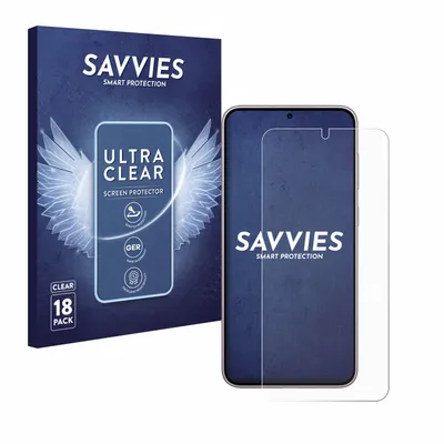Produktbild von 18x Für Samsung Galaxy S23 Plus Schutzfolie Savvies Displayschutz Display Schutz Folie Klar Transparent