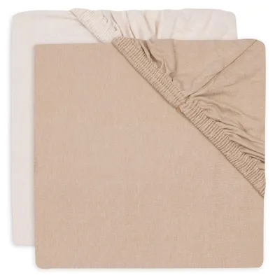 Produktbild von Spannbettlaken Jersey 60x120cm - Blush/Wild Rose - 2 Stück