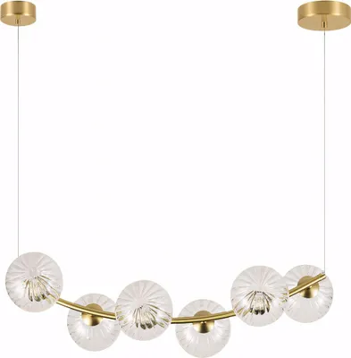Produktbild von Hängeleuchte TOOLIGHT G133-6Cp Gold 23X23X56Cm