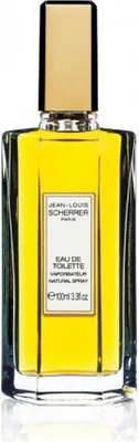 A clear, professional studio shot of a bottle of Jean-Louis Scherrer Scherrer Eau de Toilette for women.