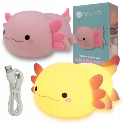 Obrázok produktu pre Mary's LED Axolotl Pink Nočné svetlo pre deti Neutrálna farba 4000K