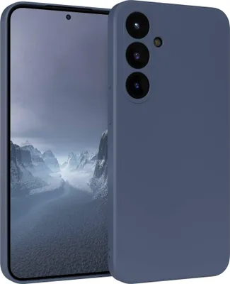 Produktbild von EAZY CASE - TPU Hülle für Samsung Galaxy S25 Plus, TPU Case stoßfeste Handyhülle, weiches Cover mit Kameraschutz, Silikonhülle in Dunkelblau