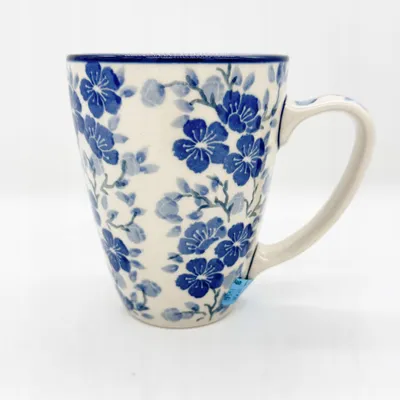 Produktbild von Becher Handgefertigte Bunzlauer Keramik Tasse, Becher 300 ml