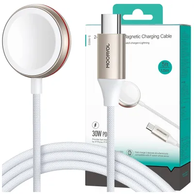 Produktbild von JOYROOM S-IW011 Charging Cable Joyroom for Apple Watch Series, White
