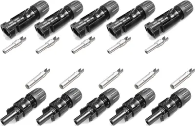 Produktbild von Stäubli 5 Paar MC4 Stecker - Buchse + Stecker 4-6 mm² Typ 4 PV-KBT4/6I 5 Paar 4 mm² - 6 mm², Kupfer