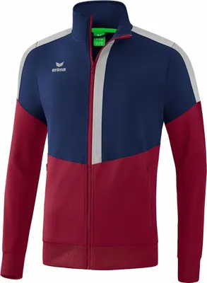 Produktbild von erima Squad Worker Jacke 128 new navy/bordeaux/silver grey