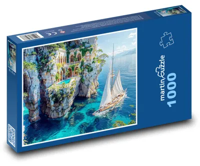 Obrázek produktu pro Puzzle 1000 Villa na útesu - martinpuzzle