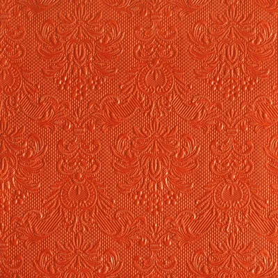 Produktbild von Servietten Lunch orange – 33x33 cm – mit Prägung - Elegance Orange