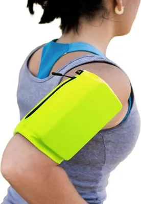 Produktbild von Laufarmband Handyarmband in Neon-Gelb - M