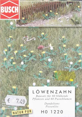 Produktbild von Busch 1220 Löwenzahn Spur H0 in