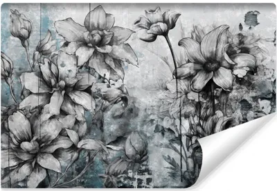 Produktbild von Muralo Vlies Fototapete BLUMEN Pflanzen Beton Abstraktion Vintage 315 cm x 210 cm