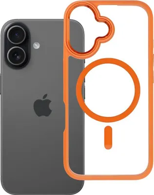 Immagine prodotto di Custodia ROAR MAG BUMPER compatibile con MagSafe adatta per IPHONE 16 arancione