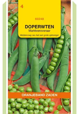 Imagen del producto de Oranjeband Schalerbsen: Semillas para cultivar, 100g - 1 paquete