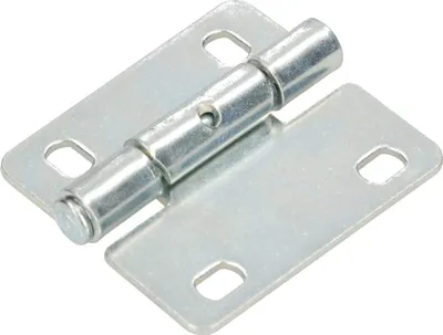 Immagine prodotto di KOTARBAU® Cerniera in lamiera 70 x 62 mm 2 pz Cerniera per cassa a 2 ante Cerniera per cancello arrotolata per cancello sezionale Cerniera per cancello a 2 ante Perno in acciaio zincato Robusta