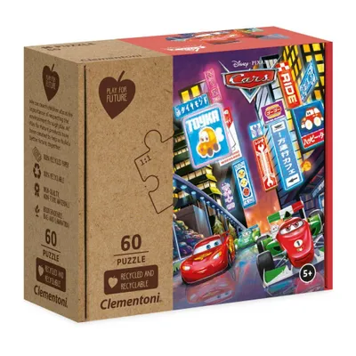 Produktbild von Clementoni 26999 - Cars - 60 Teile Puzzle - Play for Future