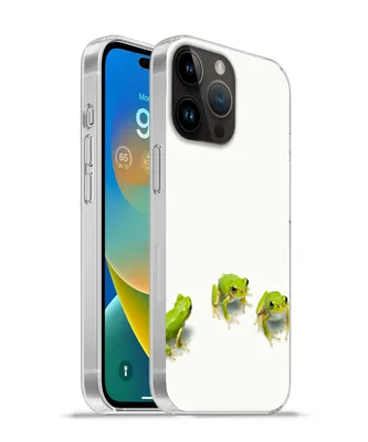 Produktbild von MuchoWow® Handyhülle Schutzhülle Hülle für Apple iPhone 14 Pro - Softcase Frosch - Tiere - Grün Silikon Softcase Handy Hülle - Umschlag
