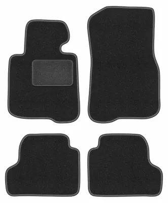 Immagine prodotto di Tappetini in moquette per BMW 4 F33 2013- (Coupe cabrio) – set 4 pezzi, grigio grafite, su misura – Wielganizator LUX