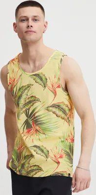 Produktbild von Blend BHTros Herren Tank Top mit Print Rundhals-Ausschnitt All-Over-Print hochwertige Baumwoll-Qualität