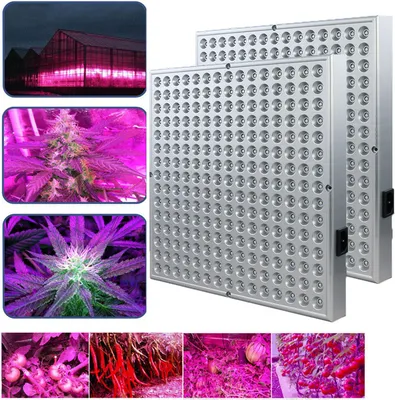 Obrázok produktu pre Jopassy 2x 45W LED lampa na rastliny, LED lampa na pestovanie plného spektra Rastúce svetlo Svetlo na rastliny pre izbové rastliny zeleninu kvety