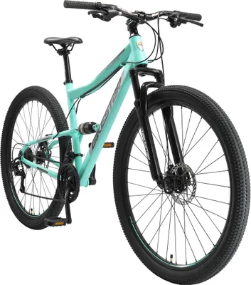 Produktbild von BIKESTAR Fully Mountainbike 29 Zoll | 19 Zoll Rahmen, 21 Gang Shimano Schaltung, Scheibenbremse | Mint
