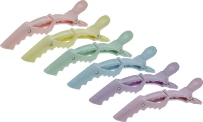 Produktbild von Efalock Sharkclips Macarons 6 Stück