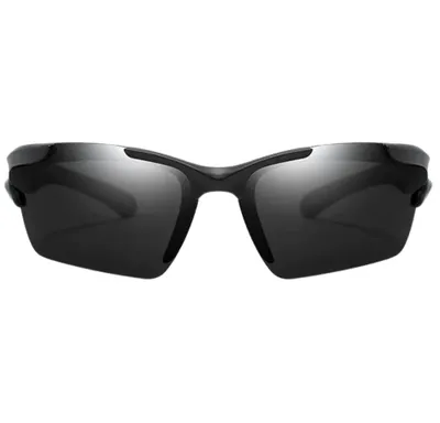 Produktbild von Sportbrille - Fahrradbrille Schwarz - UV-Schutz - Stilvoll - Komfortabel - - Herren-Damen