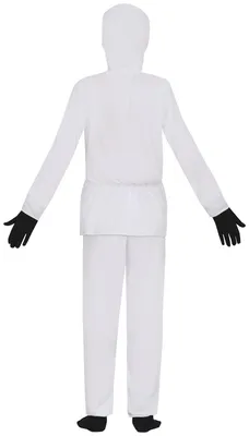 Produktbild von FIESTAS GUIRCA Ninja Krieger Kostüm Weiß Kind - Karate Kostüm Kind 5-6 Jahre