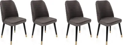 Produktbild von Skye Decor, Hugo-361 V4, Stuhlset (4 Stück), Anthrazit, 100 % METALL, 50 x 49 x 90 cm