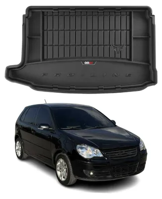 Productafbeelding van OMAC rubberen bagagerek voor VW Polo 2001-2009, TPE, zwarte kleur