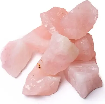 Produktbild von Roher Rosenquarz – ±1000 g; ±3-5cm
