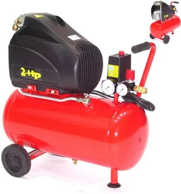 Produktbild von Werkstattkompressor Druckluftkompressor 2500 2PS Kompressor 24L Kolbenkompressor