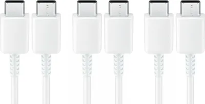 Produktbild von 3x Schnell-Ladekabel USB-C 1.8m 3A weiß für Honor 200 90 70 50 20 10 lite Pro beidseitig USB Typ C Anschluss