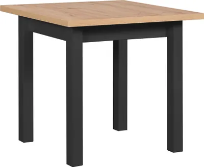 Produktbild von Esstisch Max 8 ausziehbar klappbar 80-160x80 cm Buchenholz Laminat Weiß