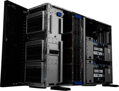 Zdjęcie produktu dla HPE ProLiant ML350 Gen11 5515+ 3.2GHz 8c 1P 2x32GB-R 8SFF MR408i-o 2x480GB SSD 2x1000W PS EU Server, 3,2 GHz, 5515+, 64 GB, DDR5-SDRAM, 960 GB, Tower (4U)