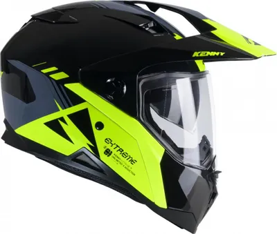 Produktbild von Kenny Racing Kask Dual Adventure Extreme Helm Neon Gelb Größe S