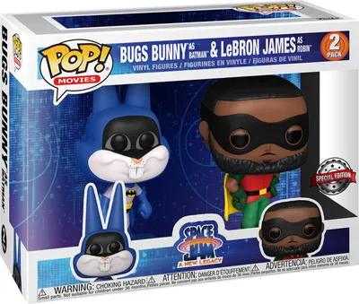 Produktbild von Space Jam 2 - Bugs Bunny & LeBron James  2 Pack Special Edition - Funko Pop! - Vinyl Figur