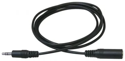 Obrázek produktu pro Prodlužovací audio kabel Jack (3.5mm) samec - Jack (3.5mm) samice 5m černá
