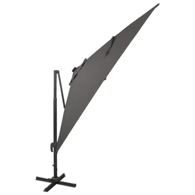 Produktbild von vidaXL Ampelschirm mit LED-Beleuchtung 300 cm Anthrazit