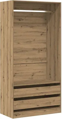Zdjęcie produktu dla vidaXL Szafa Artisan dąb 100x50x200 cm materiał drewnopochodny