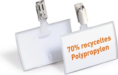 Naambadge CLICK FOLD rPP 54x90 mm met magneet