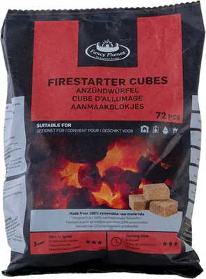 Produktbild von Esschert Design Brennstoffe Grillanzünder - 72er Pack