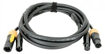 Productafbeelding van FP22 Hybride kabel - Power Pro True & 3-polige XLR - D MX / Stroom - 3 meter