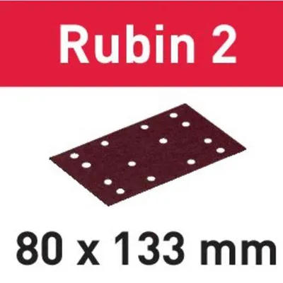 Image de Abrasifs RUBIN 2 STF 80x133mm P100 RU2/50 - FESTOOL - 499049