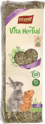 Produktbild von Vitapol zvp-1047, Heu, 500 g, Kaninchen, meadow hay, Box